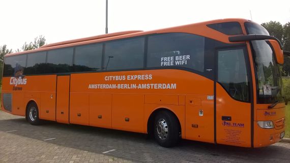 City Bus Express Express Utomhusfoto