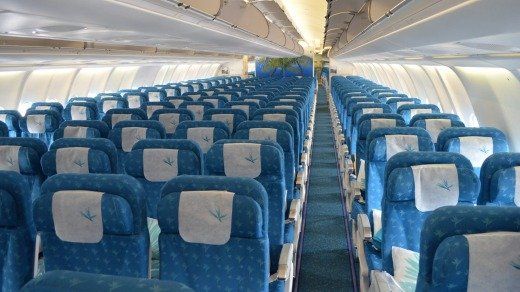 Air Mauritius Economy dalam foto