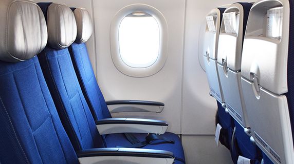 SATA Air Acores Economy didalam foto