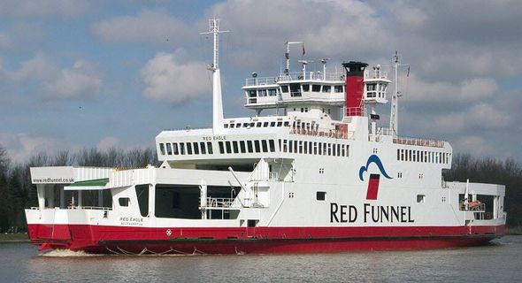 Red Funnel Ferry outside photo