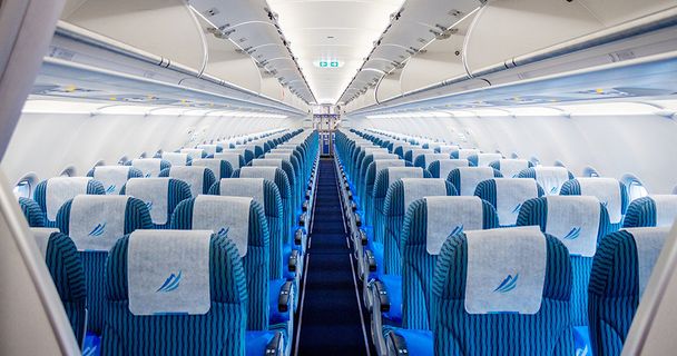 Himalaya Airlines Economy fotografija unutrašnjosti
