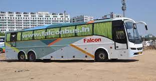 Falcon Bus AC Sleeper Utomhusfoto
