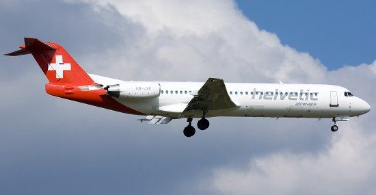 Helvetic Airways Economy Aussenfoto