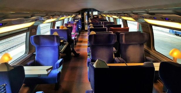 SNCF 2nd Class Innenraum-Foto