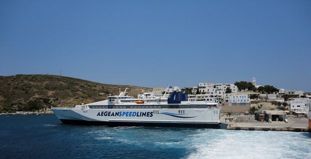 Aegean Speedlines Economy Class outside photo