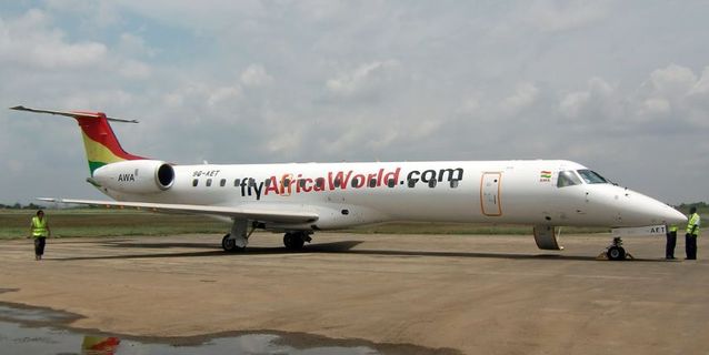 Africa World Airlines Economy buitenfoto