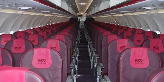 Wizz Air Economy wewnątrz zdjęcia