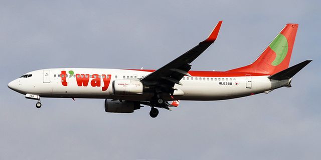 Tway Airlines Economy outside photo