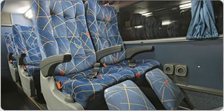 Ray Bus Semi Sleeper Innenraum-Foto