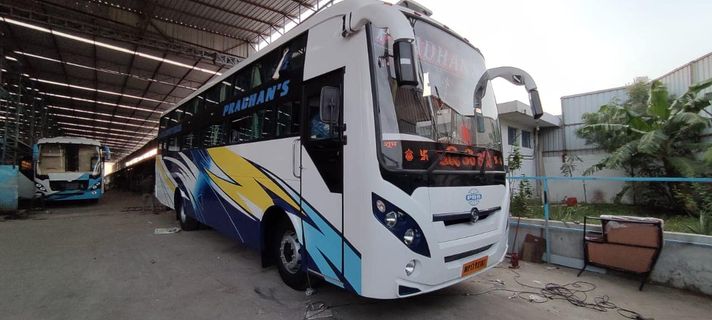 Pradhan Bus Rewa A/C Semi Sleeper Diluar foto
