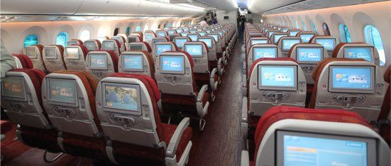 Air India Economy foto interna