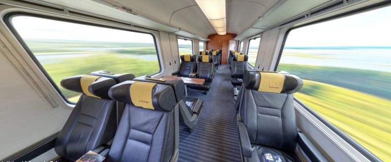RegioJet 1st Class Innenraum-Foto