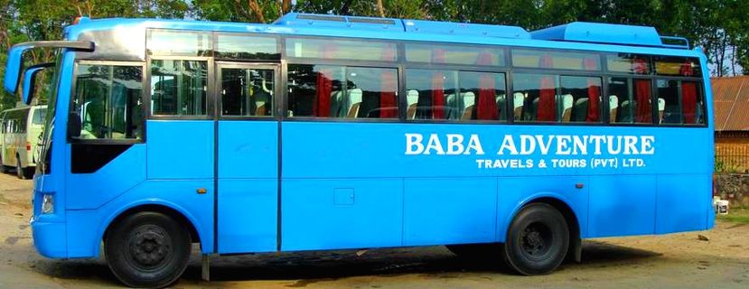 Baba Adventure Tourist Bus outside photo