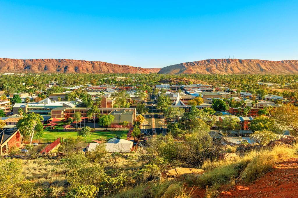 Katherine region to Alice Springs